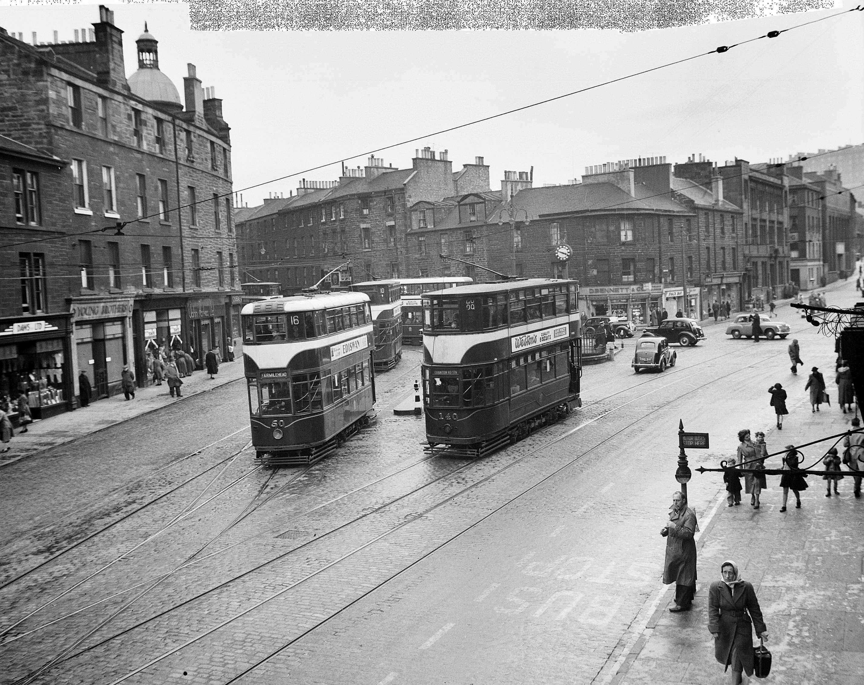 Take a look back at the infamous Edinburgh trams over the years