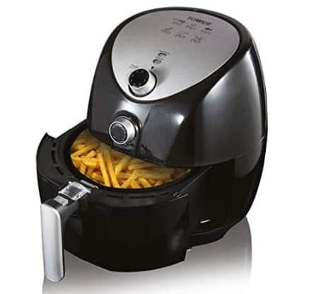 Tower T17021 Manual Air Fryer Oven with Rapid Air Circulation and 60 Min Timer, 4.3 Litre, Black