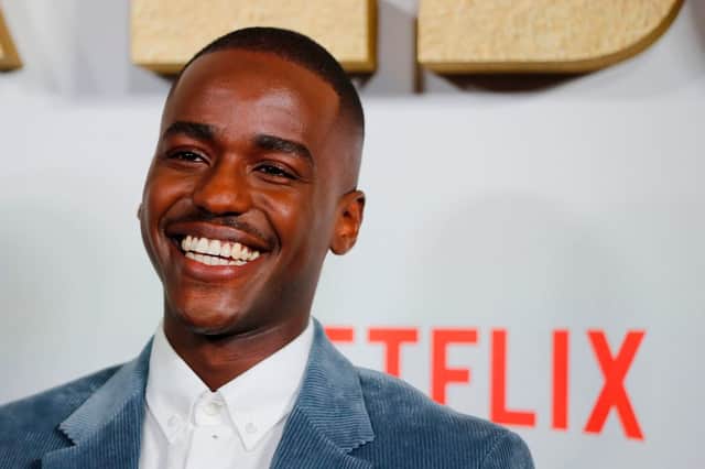 Scottish-Rwandan actor Ncuti Gatwa poses after arriving to attend the World Premiere of Netflix’s “Sex Education - Season 2” in London on January 8, 2020 (Photo by TOLGA AKMEN/AFP via Getty Images)
