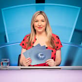 Victoria Coren Mitchell presenting Only Connect (Credit: BBC/Parasol Media Limited/Rory Lindsay)