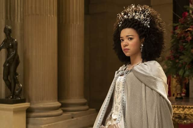 India Amarteifio stars as a young Queen Charlotte in the Bridgerton prequel of the same name