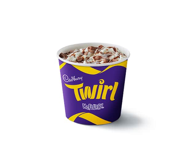 The Twirl McFlurry is also launching at McDonald’s this month. Pic: McDonald’s.