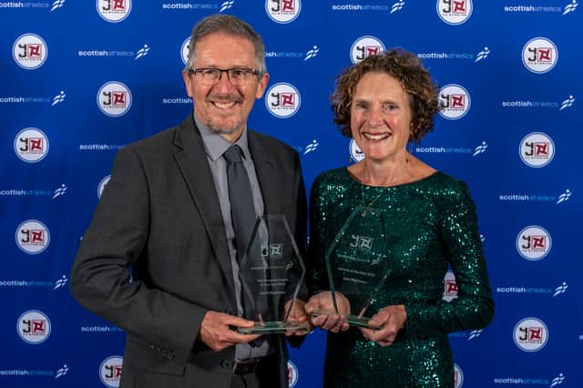 Geoff and Susan Wightman receive son Jake's award