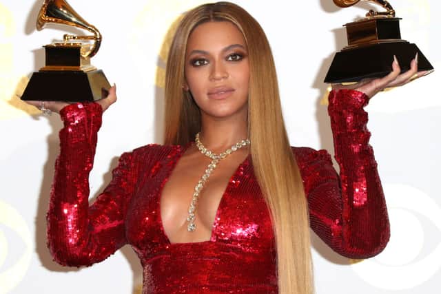 Beyonce is used to winning awards. She now ties iwth husband Jay-Z as the most grammy-nominated artist in history. (Photo by Frederick M. Brown/Getty Images