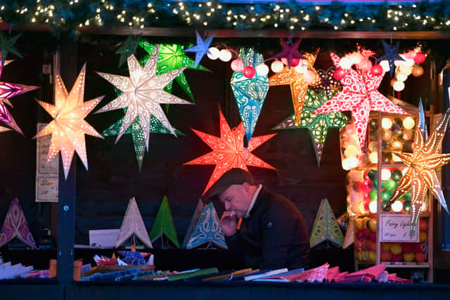 The famed Christmas Market returns to Edinburgh on November 19