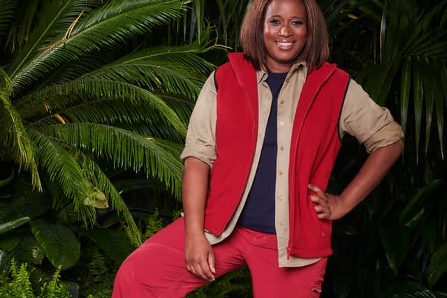 Newsreader and Loose Women host Charlene White was the first contestant to leave the jungle 