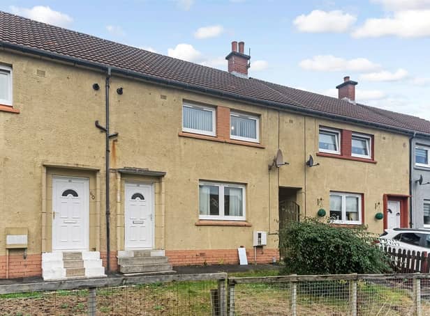 <p>For Sale in Glasgow: Three bedroom property listed for £75,000 is one of the cheapest on the market</p>