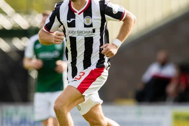 Alex Gogic has been playing centre-back when called upon this season, but has found himself in and out at St Mirren. Picture: Craig Williamson / SNS 