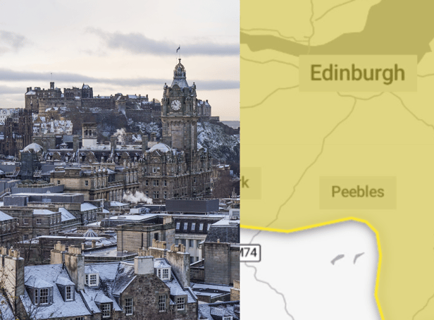 <p>Edinburgh weather: Met Office issue yellow weather warning for snow and ice - what to expect</p>