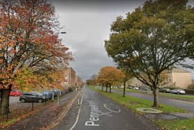 A girl has been rushed to hospital after a crash in Pennywell Road, Edinburgh