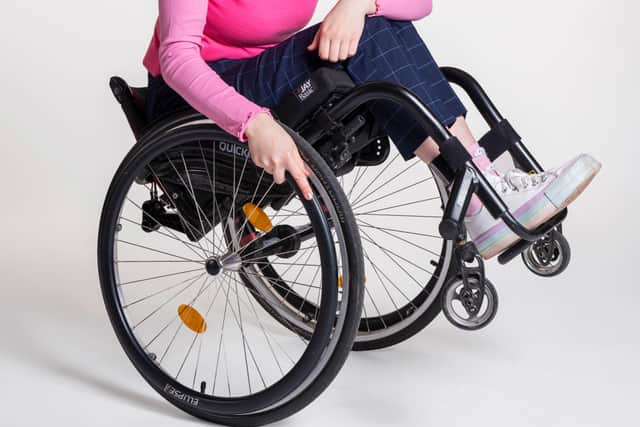 The new presenter started using a wheelchair as her condition worsened during her teen years