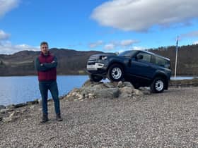 Steven Chisholm tested the Land Rover Defender 90 off-road at the Land Rover Experience in Dunkeld