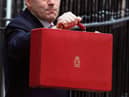 The red briefcase being held by chancellor Gordon Brown in 2007 (Photo: Getty) 