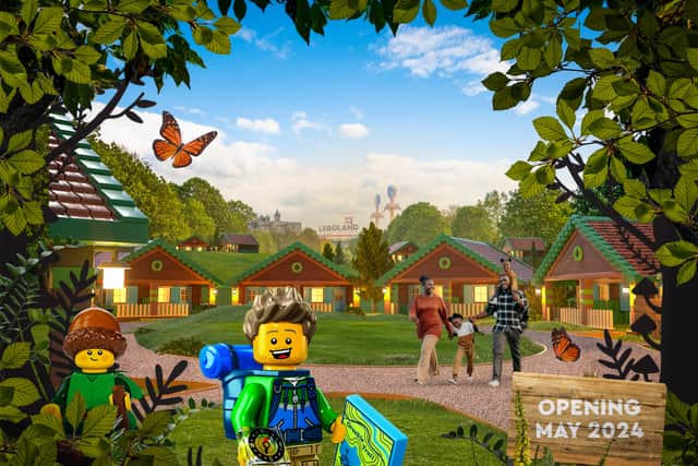 The Lego Woodland Village will open next year