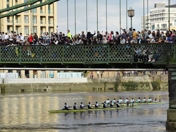 This year’s Boat Race will take place on Sunday, March 26