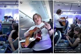 Lewis Capaldi surprises fans on flight from London to Los Angeles  