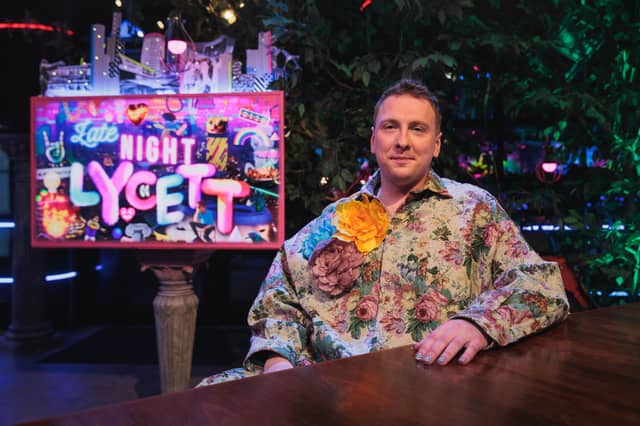 Joe Lycett on his show