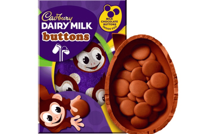 Dairy Milk Buttons Chocolate Easter Egg is available at ASDA