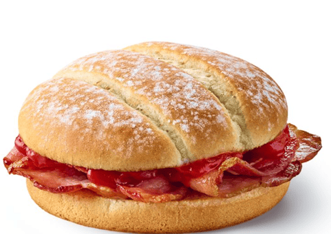 A great Monday morning breakfast choice is the classic Bacon Roll, which tastes even better when it’s on offer for just £1.99