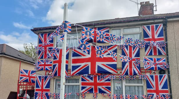 Royal fan decorates house with more than 100 Union Jack flags