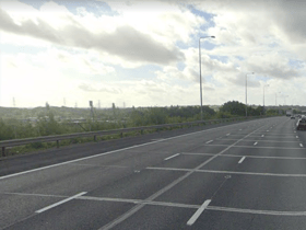 The M25 is one of the busiest roads in the UK