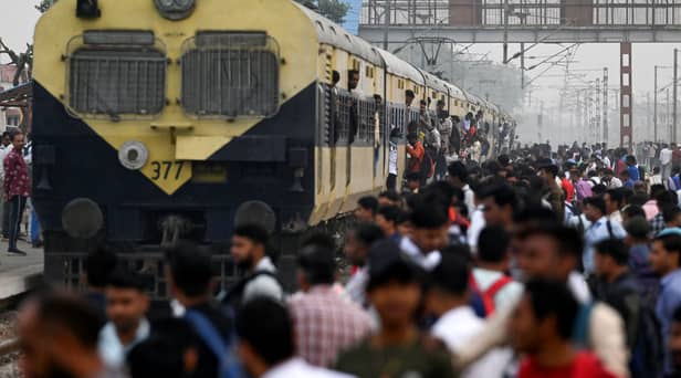 Officials say at least 280 people have been killed and 650 injured in a crash involving three trains in India’s eastern Odisha state. (Credit: AFP via Getty Images)