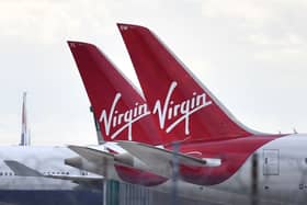 Virgin Atlantic passenger aircraft (Photo by BEN STANSALL/AFP via Getty Images)