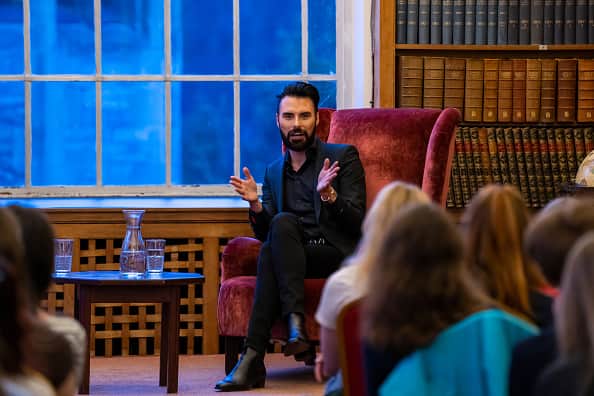 Strictly host Rylan Clark has denied rumours he is the BBC presenter accused of paying a teenager for sexually explicit pictures. (Photo by Nordin Catic/Getty Images For The Cambridge Union)