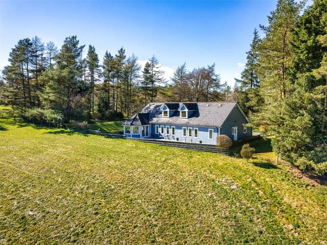 For Sale: Rare and magical Scandinavian lodge situated on a secluded Scottish hilltop for £490,000
