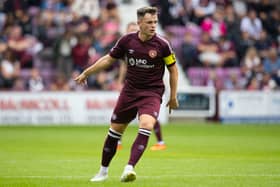 Lawrence Shankland has scored two goals already this season for Hearts. 