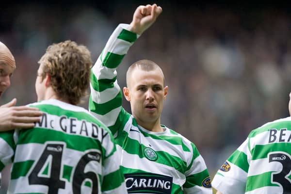 Kenny Miller played for Hibs, Celtic and Rangers and is one of the all time top scorers in the Old Firm derby (Pic: SNS) 