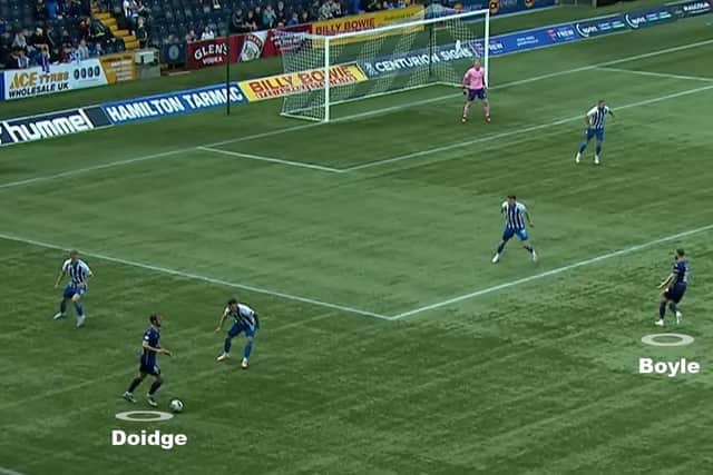 Doidge pulled wide to free up Boyle