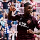 Odel Offiah returns to Tynecastle following health scare