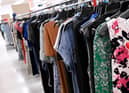 Clothes hanging in shop Picture: Getty