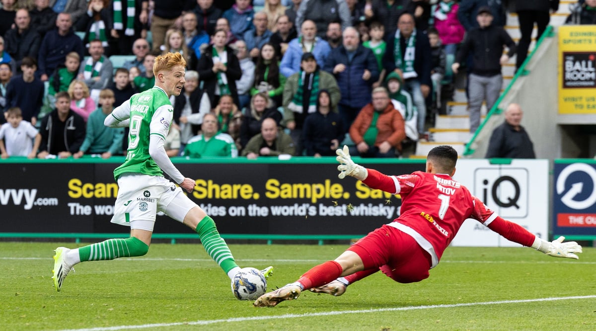 Hibs record breaker Rory delivers stirring message after debut