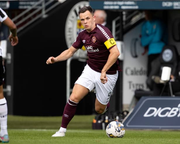 Lawrence Shankland in action against St Mirren last weekend