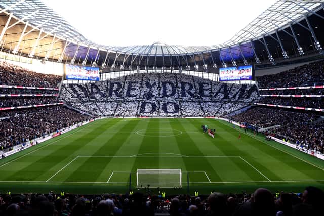 Tottenham Hotspur’s stadium was opened in 2019. (Getty Images0