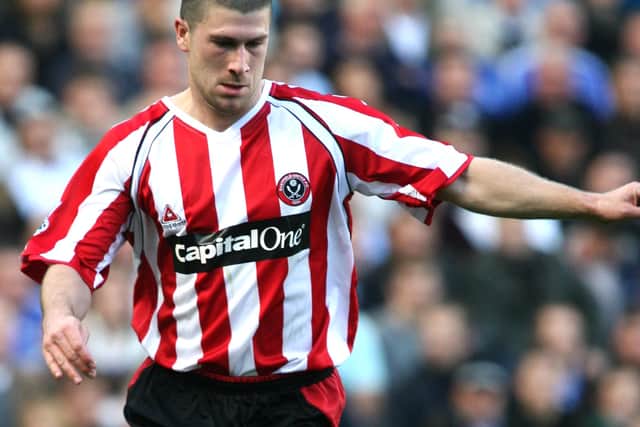 Nick Montgomery as a Sheffield United player - proud of his derby record.