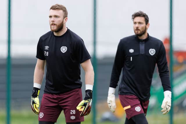 Zander Clark will soon have Craig Gordon fighting with him for the Hearts goalkeeping position. Pic: SNS