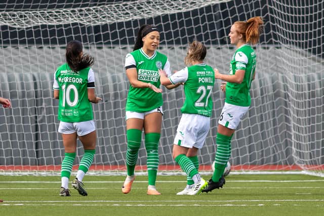 Hibs are currently fifth in the SPWL1. Image Credit: Colin Poultney/SWPL