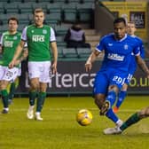 Alfredo Morelos scored in the 51st minute to put Rangers ahead at Easter Road