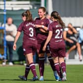Hearts’ victory against Spartans was their first-ever at Ainslie Park. Credit: (© ScottishPower Womens Premier League | Malcolm Mackenzie)