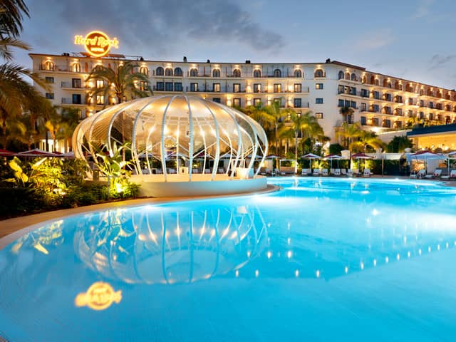 The pool at Hard Rock Hotel Marbella