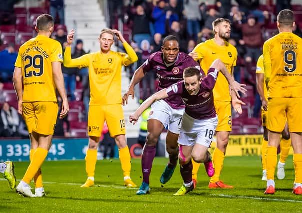 Hearts were on the backfoot for most of this encounter, but a late goal from Steven MacLean spared their blushes at Tynecastle. 