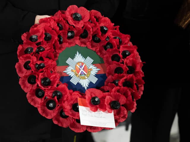 Remembrance day at Tynecastle