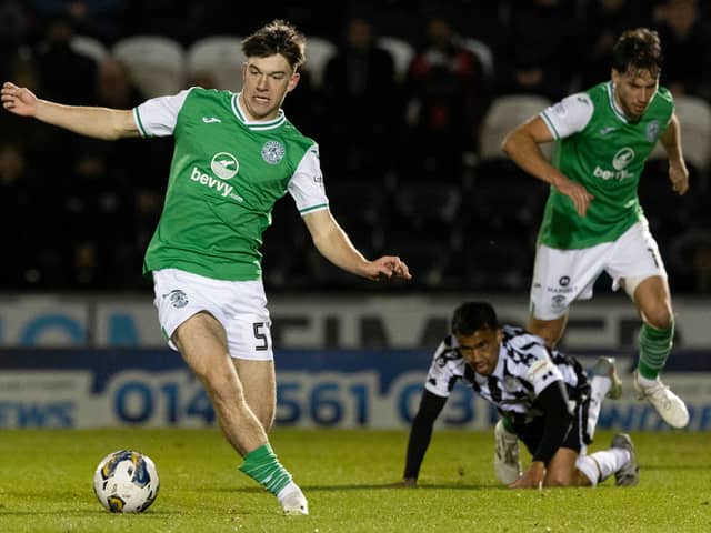 Landers in action against St Mirren