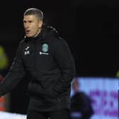 Hibs manager Nick Montgomery has been at Easter Road since the September international break
