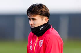 Hearts forward Kyosuke Tagawa is now fit and ready to play after a stop-start beginning to his career in Scotland. Pic: SNS