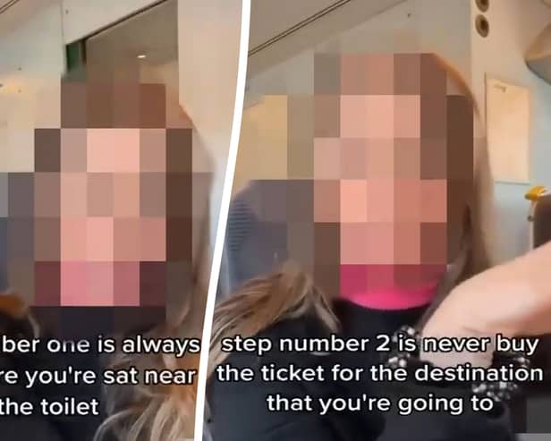 A fare dodger who posted tips on TikTok about how to avoid paying for train journeys has been caught and fined more than £700 Picture: East Midlands Railway / SWNS