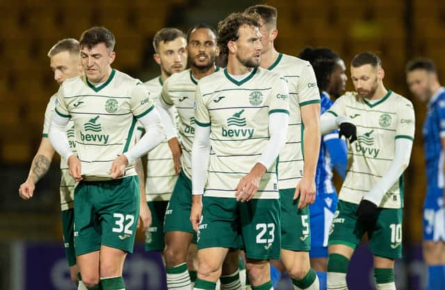Hibs were left dejected by defeat at McDiarmid